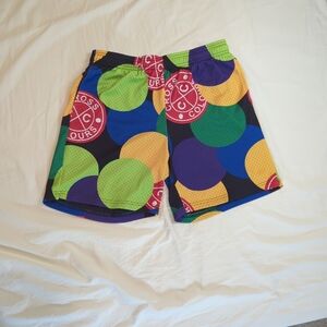Cross Colours -  Mens Vintage Dots Shorts size:  Large,   color: Multi-color